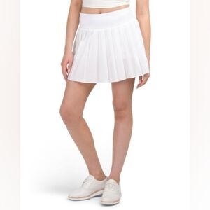 NWT - Tommy Bahama "Bright White" Pleated Pull-on Skorts w Side Pockets Size XL